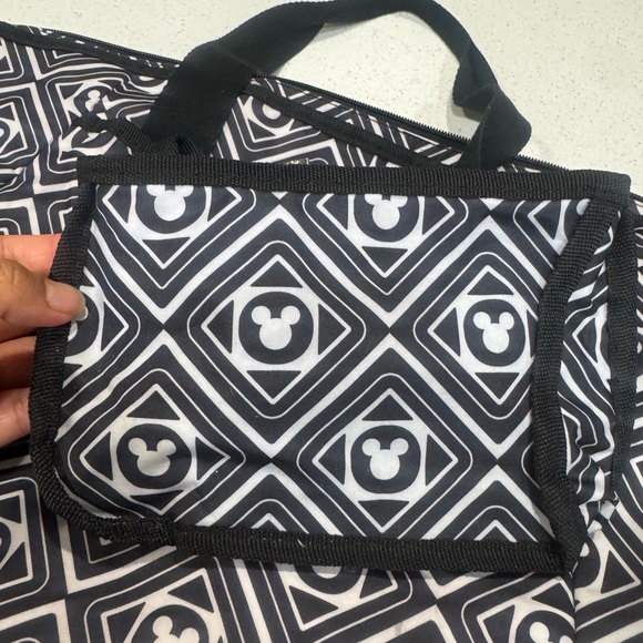 Disney Baby Black and White Patterned Tote Bag - Picture 3 of 7